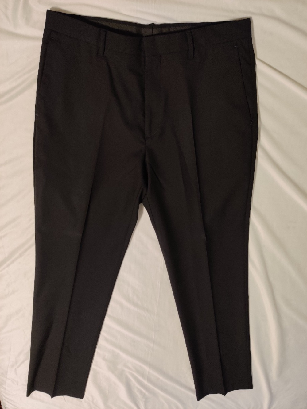 J Crew W33 Black Made in Italy Ing. Loro Piana & C. Super 120's